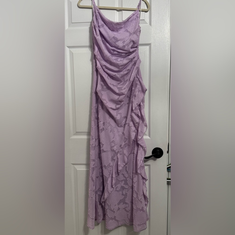 Hello Molly Fresh Rosebud Maxi Dress Lilac